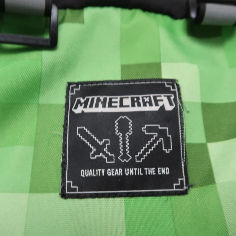 Official Minecraft Green Creeper Kids Jinx Backpack!  17